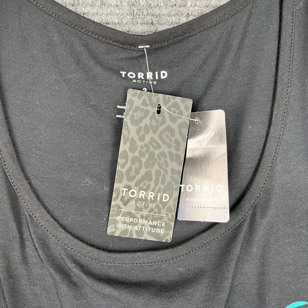 Torrid Active Badass Graphic Performance Tank Top… - image 3